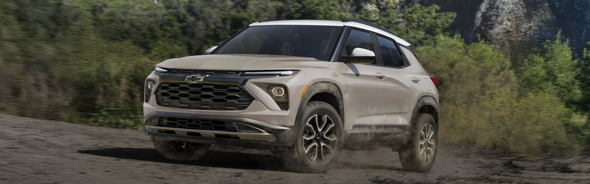 2026 Chevy Trailblazer tearing up a gravel road