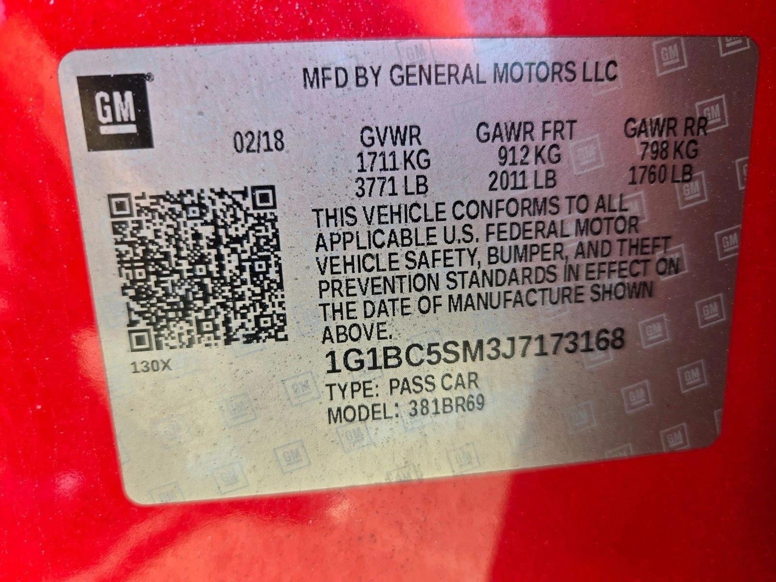 2018 Chevrolet Cruze LS