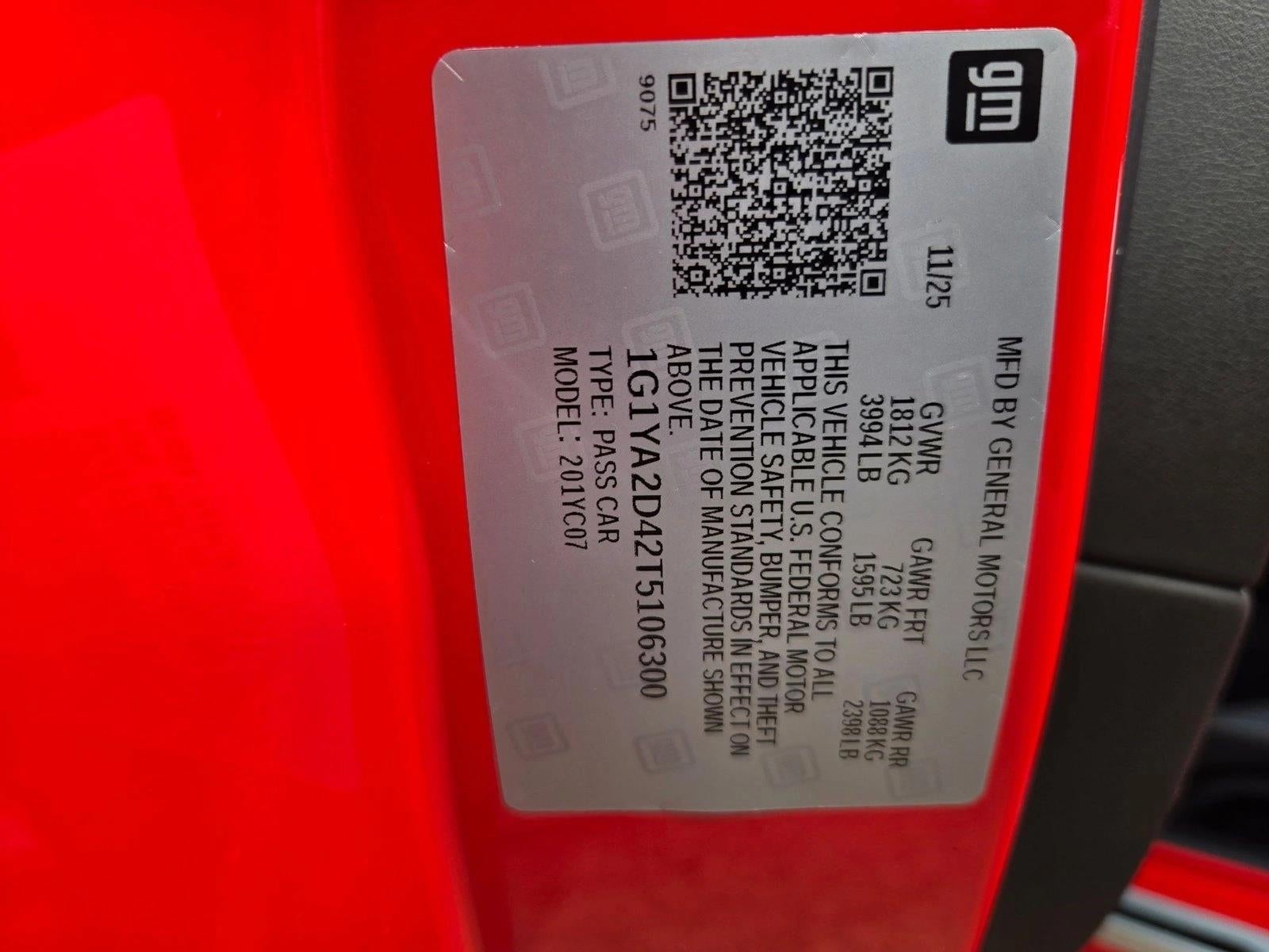 2026 Chevrolet Corvette Stingray 1LT