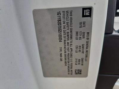 2016 Chevrolet Corvette Stingray 1LT