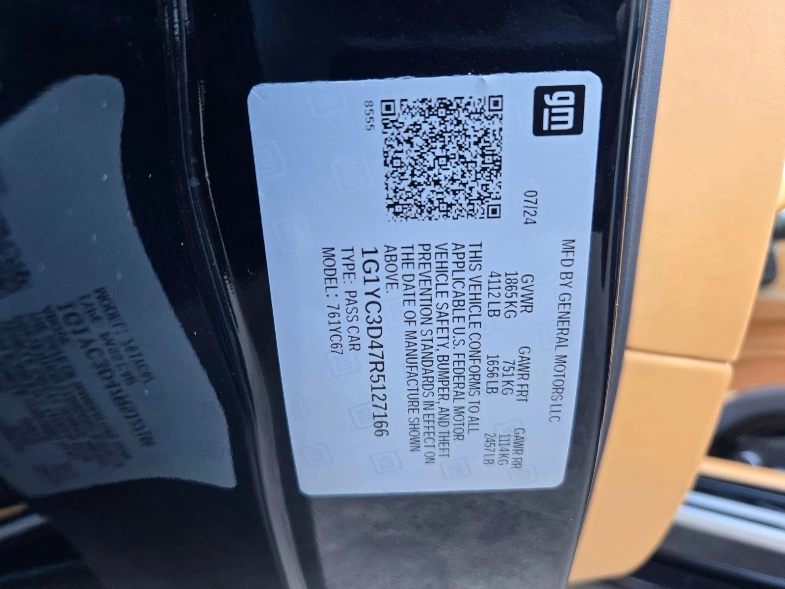 2024 Chevrolet Corvette Stingray 3LT