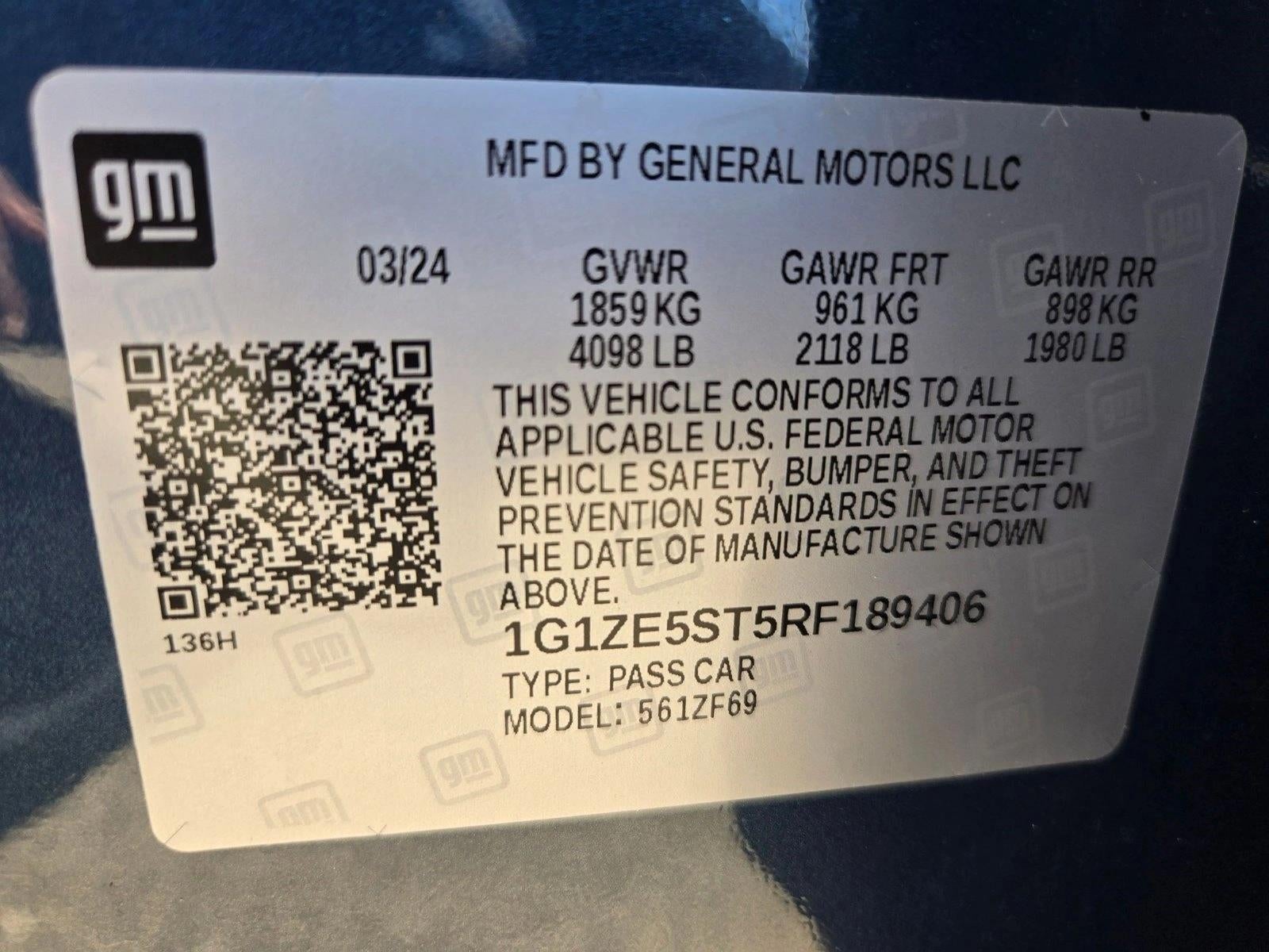 2024 Chevrolet Malibu 2LT