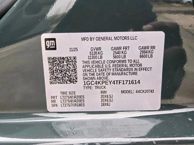 2026 Chevrolet Silverado 2500 HD LTZ