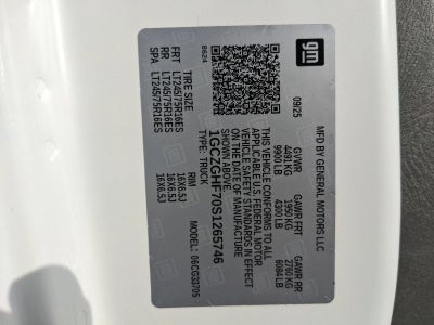 2025 Chevrolet Express Cargo 3500 Base