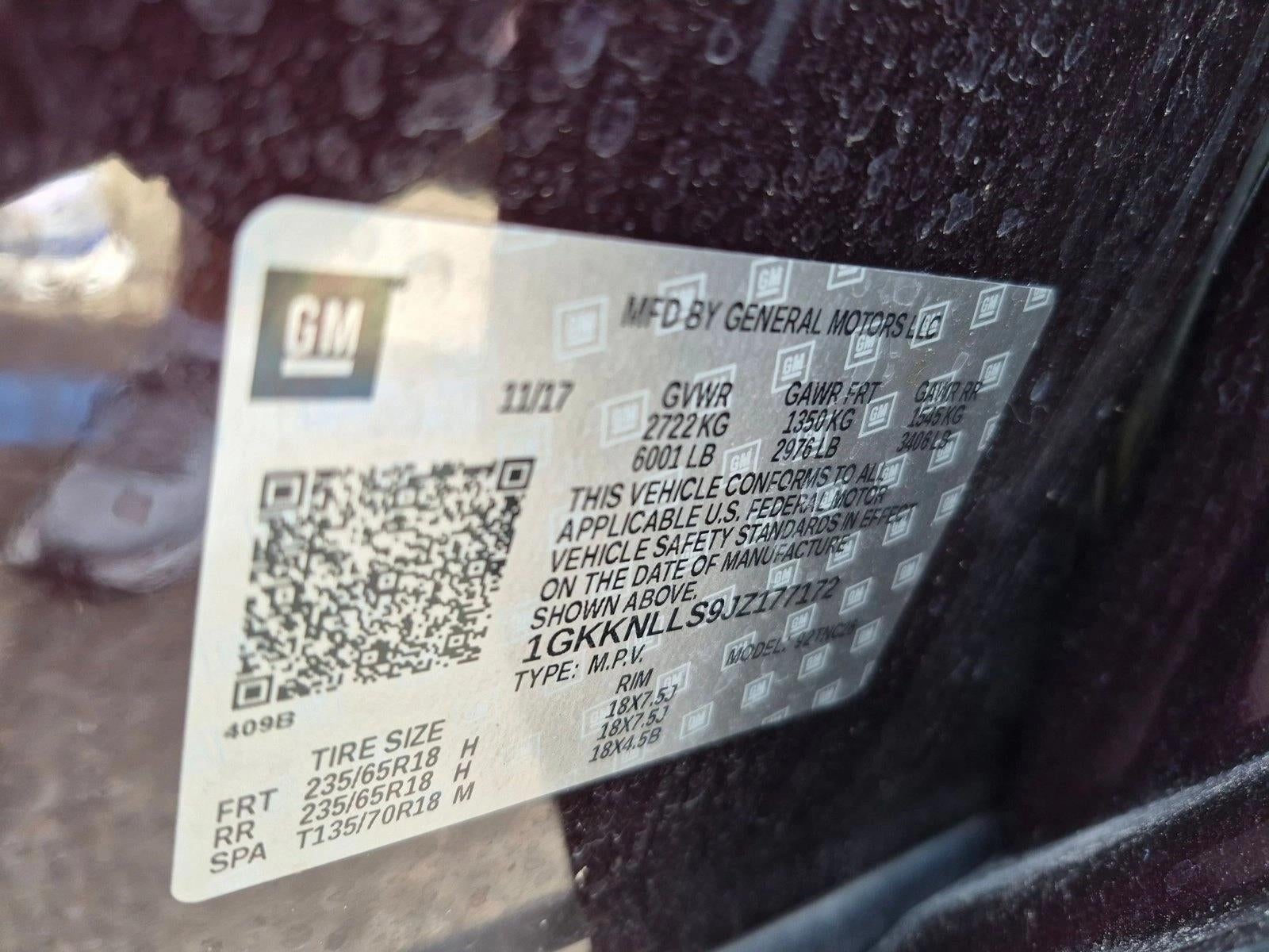 2018 GMC Acadia SLE