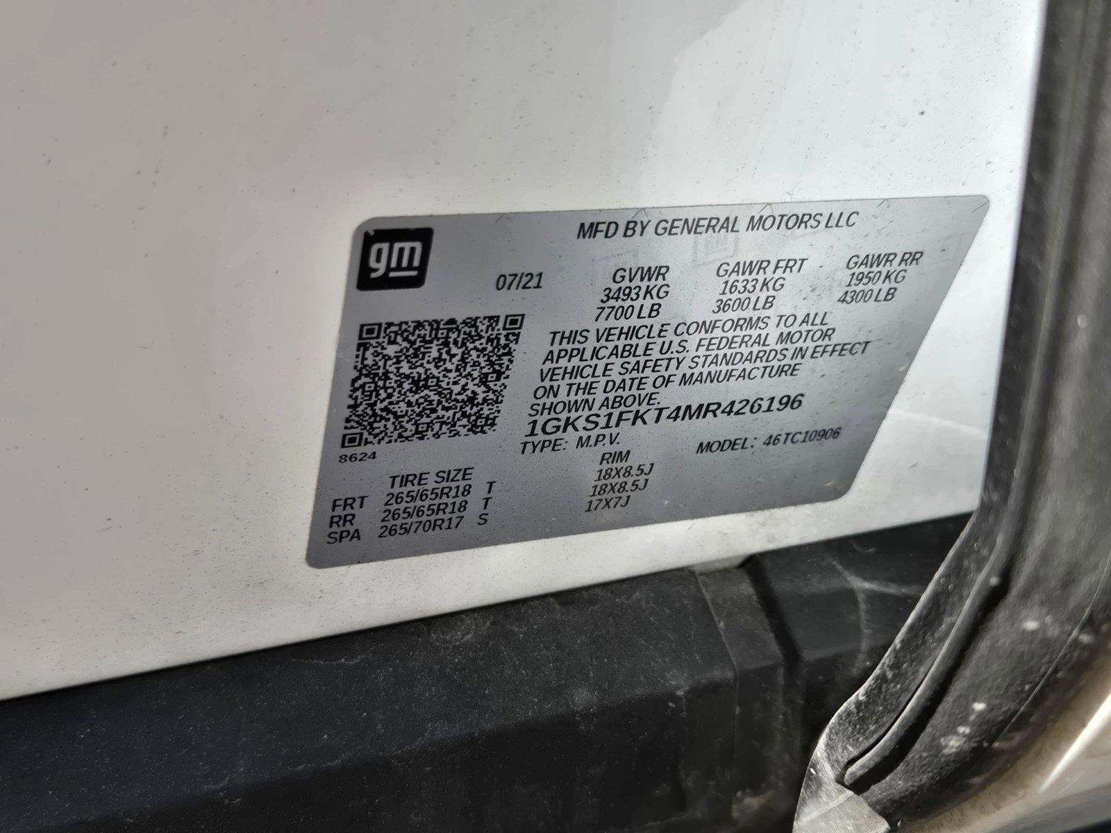 2021 GMC Yukon XL SLE