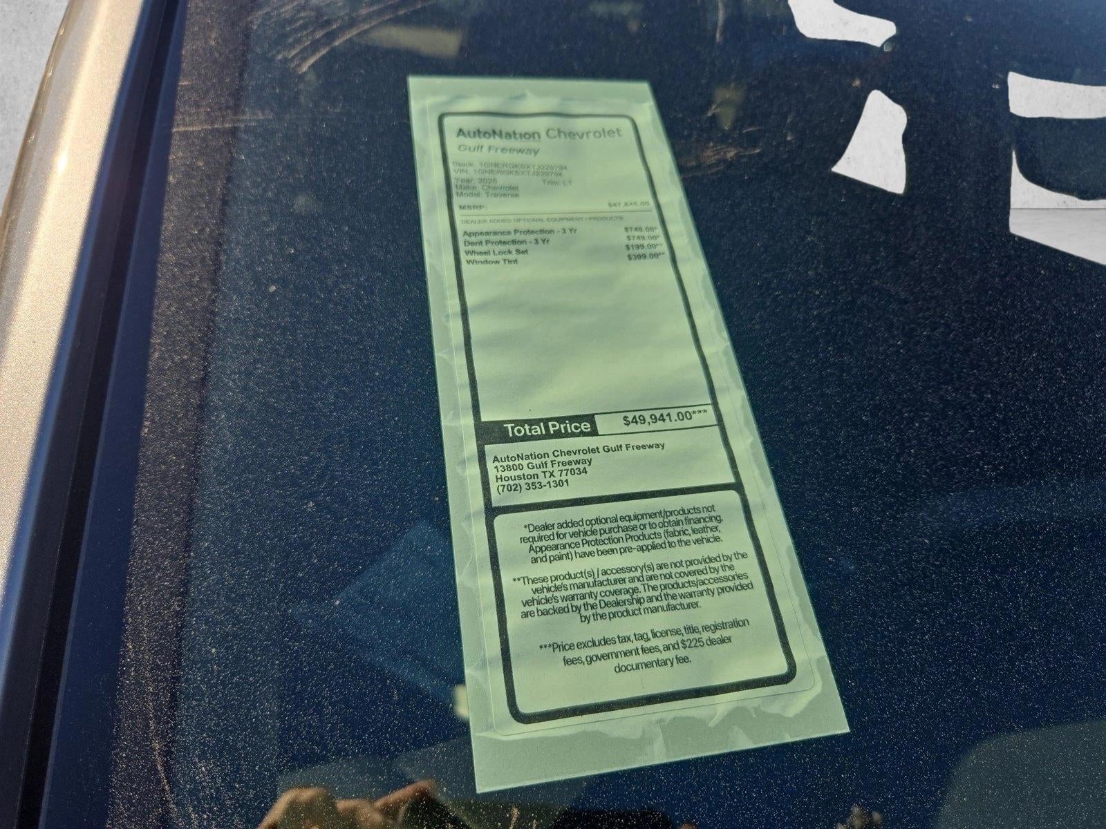 2026 Chevrolet Traverse LT