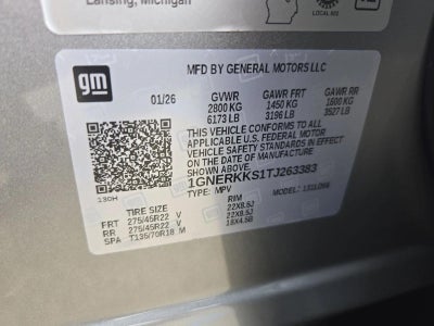 2026 Chevrolet Traverse High Country