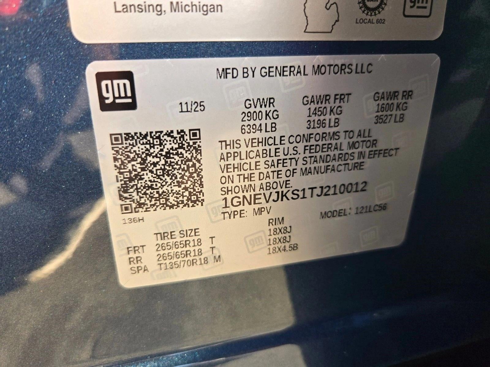 2026 Chevrolet Traverse Z71