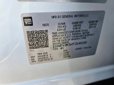 2026 Chevrolet Traverse Z71