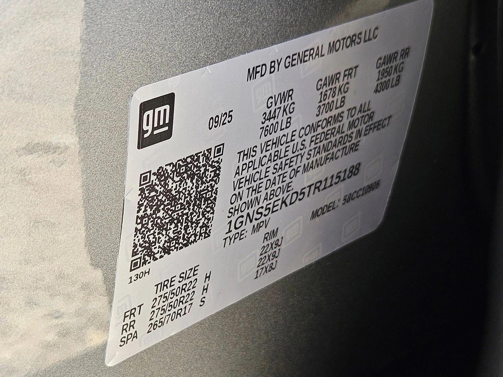 2026 Chevrolet Suburban RST