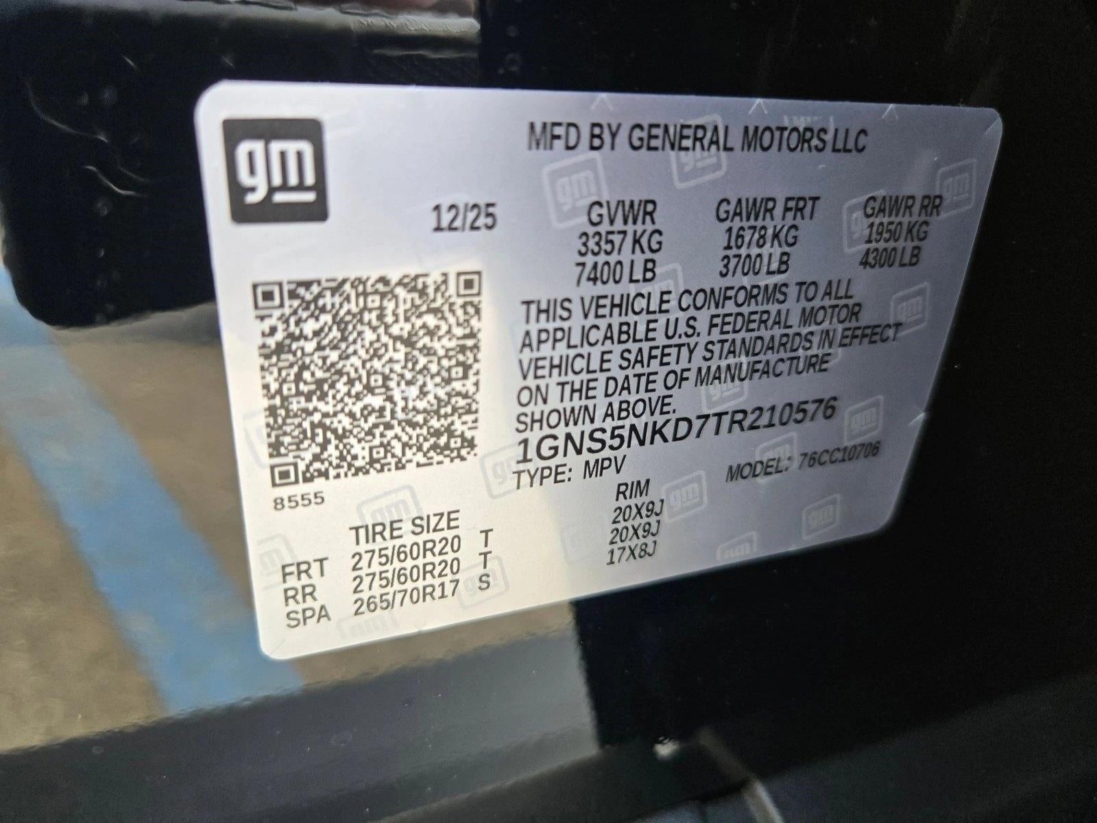 2026 Chevrolet Tahoe LT