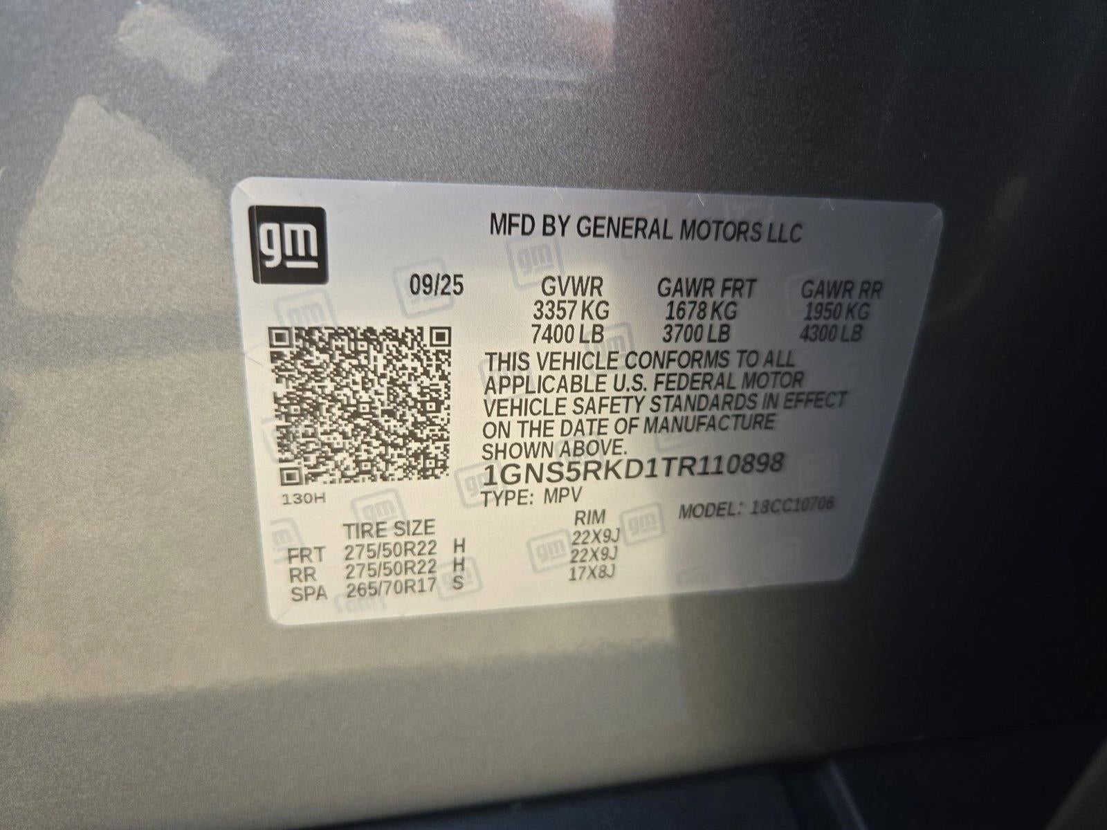 2026 Chevrolet Tahoe RST