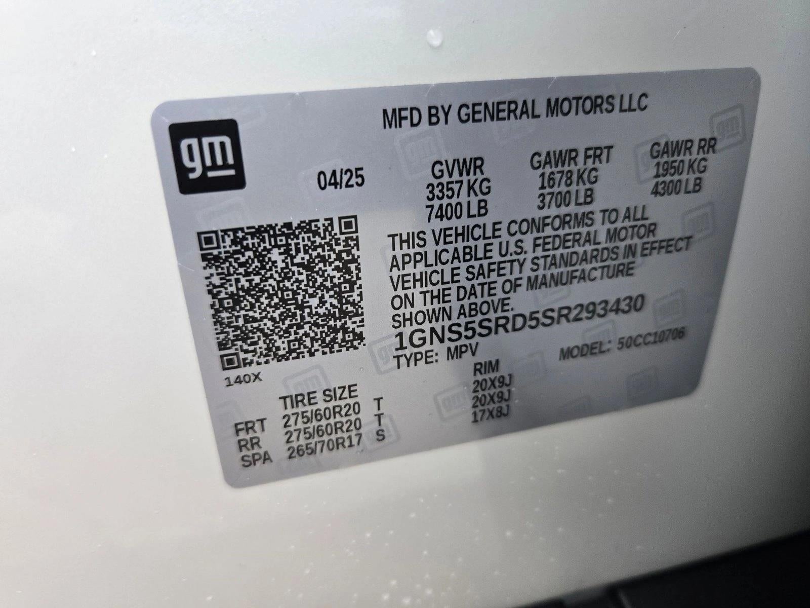 2025 Chevrolet Tahoe Premier