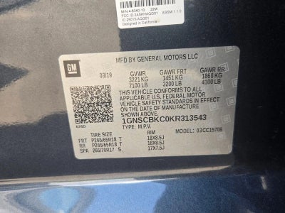 2019 Chevrolet Tahoe LT
