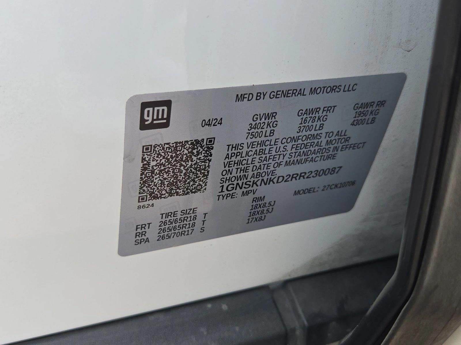 2024 Chevrolet Tahoe LT