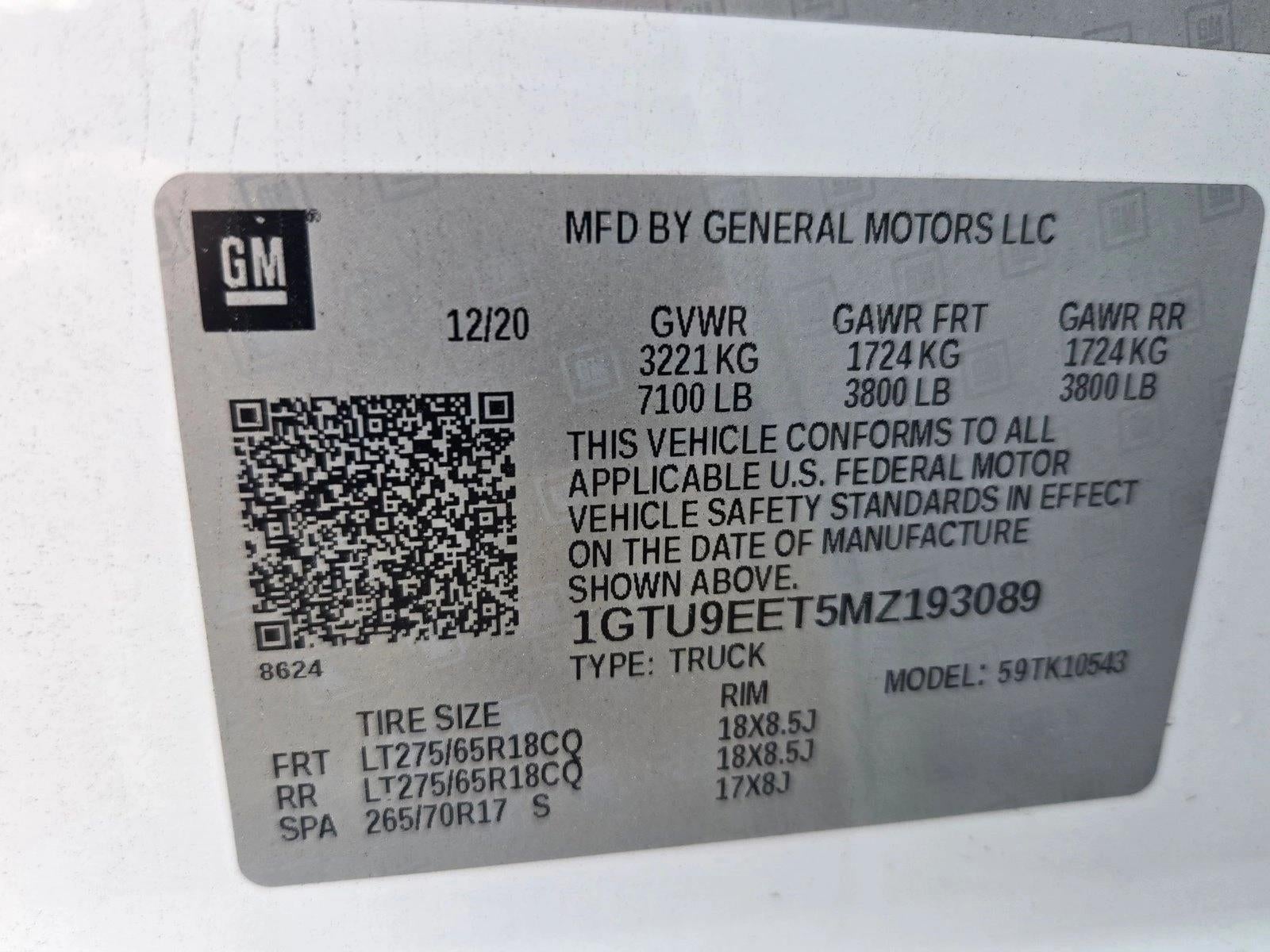2021 GMC Sierra 1500 AT4