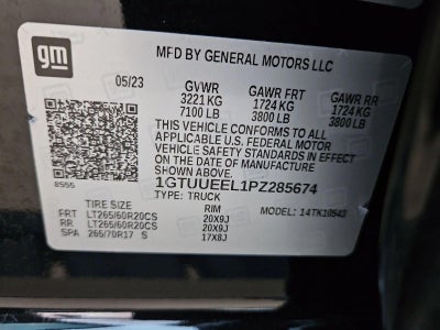 2023 GMC Sierra 1500 AT4