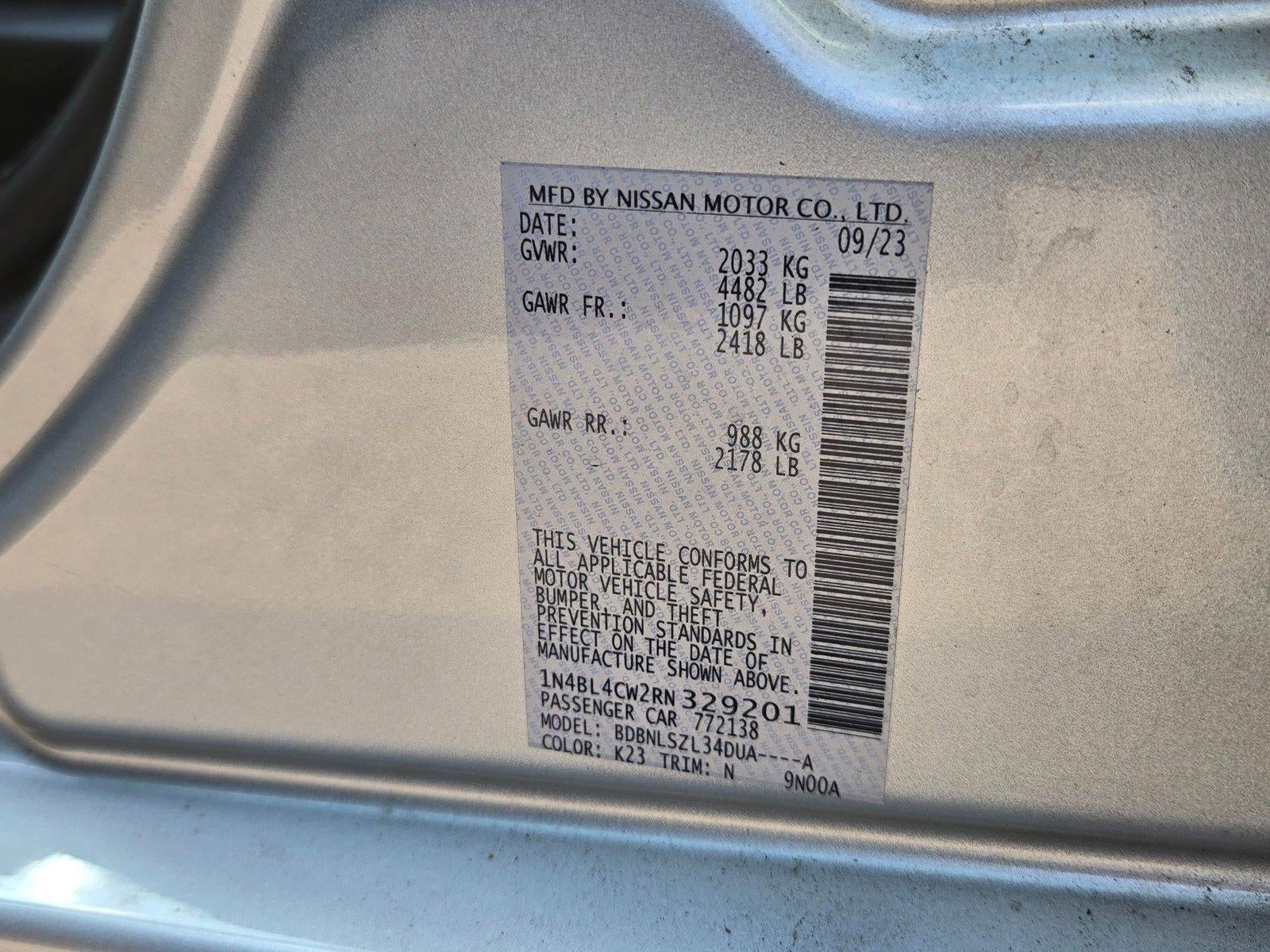 2024 Nissan Altima 2.5 SR