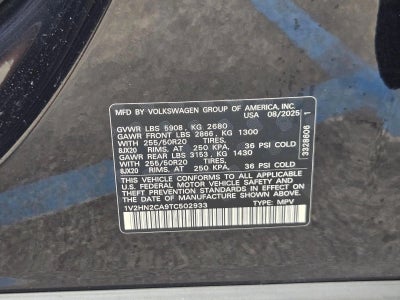 2026 Volkswagen Atlas 2.0T SE w/Technology