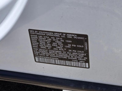 2022 Volkswagen Atlas 3.6L V6 SE w/Technology