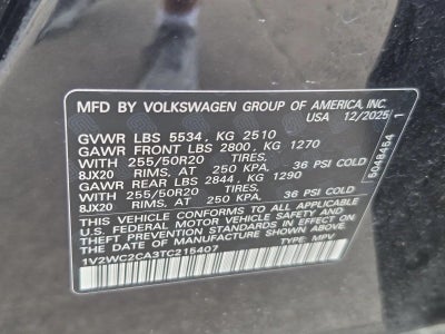 2026 Volkswagen Atlas Cross Sport 2.0T SE w/Technology