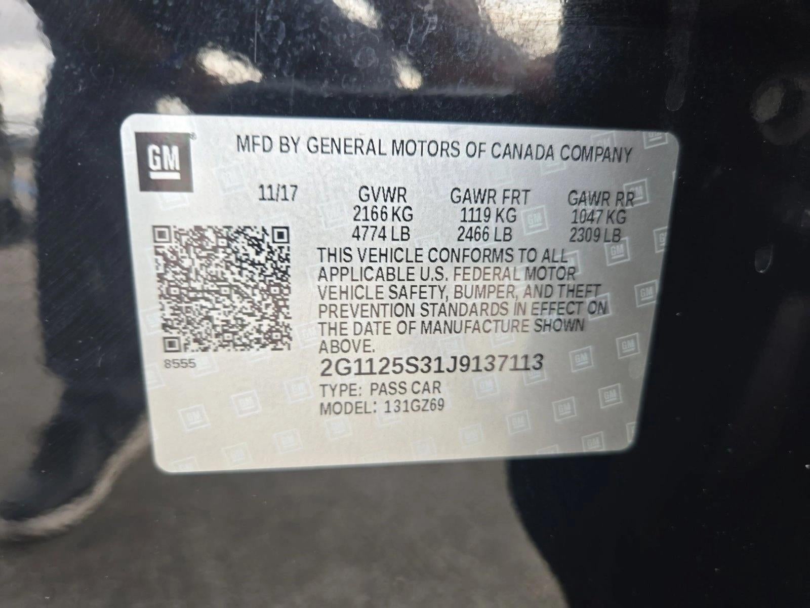 2018 Chevrolet Impala Premier