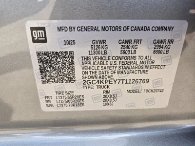 2026 Chevrolet Silverado 2500 HD LTZ