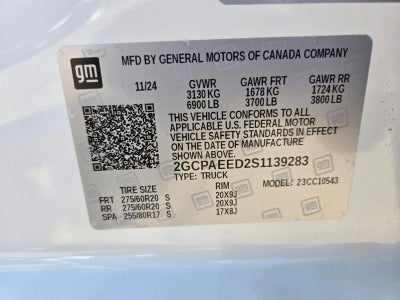 2025 Chevrolet Silverado 1500 LTZ