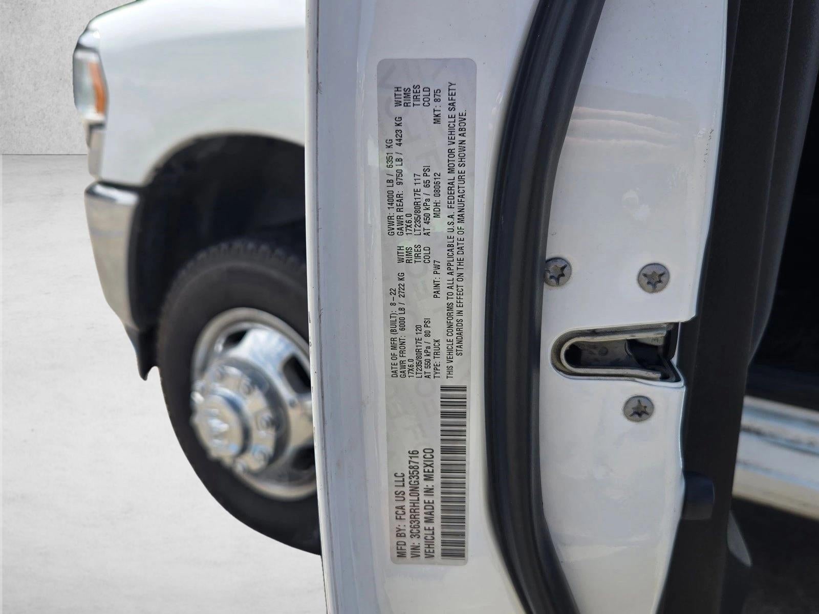2022 RAM 3500 Lone Star Crew Cab 4x4 8' Box