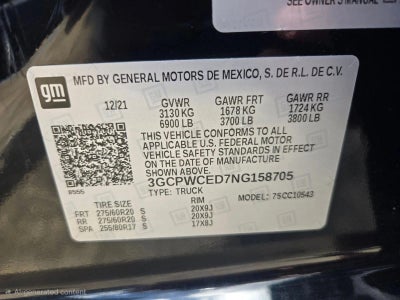 2022 Chevrolet Silverado 1500 LTD LT