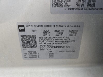 2022 Chevrolet Silverado 1500 LTZ