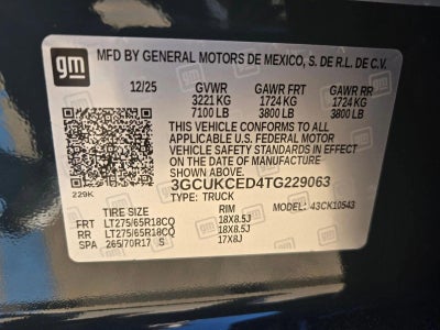 2026 Chevrolet Silverado 1500 Custom Trail Boss