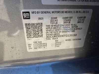 2026 Chevrolet Silverado 1500 Custom Trail Boss