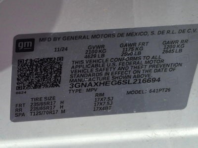 2025 Chevrolet Equinox LT