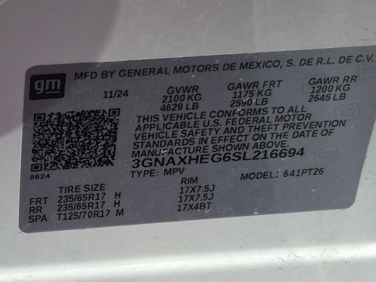 2025 Chevrolet Equinox LT