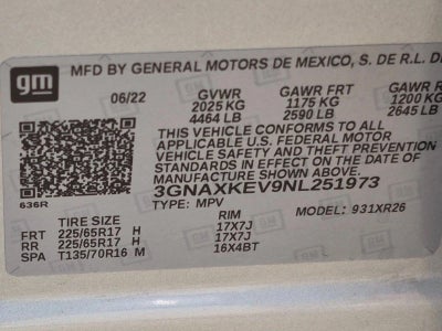 2022 Chevrolet Equinox LT