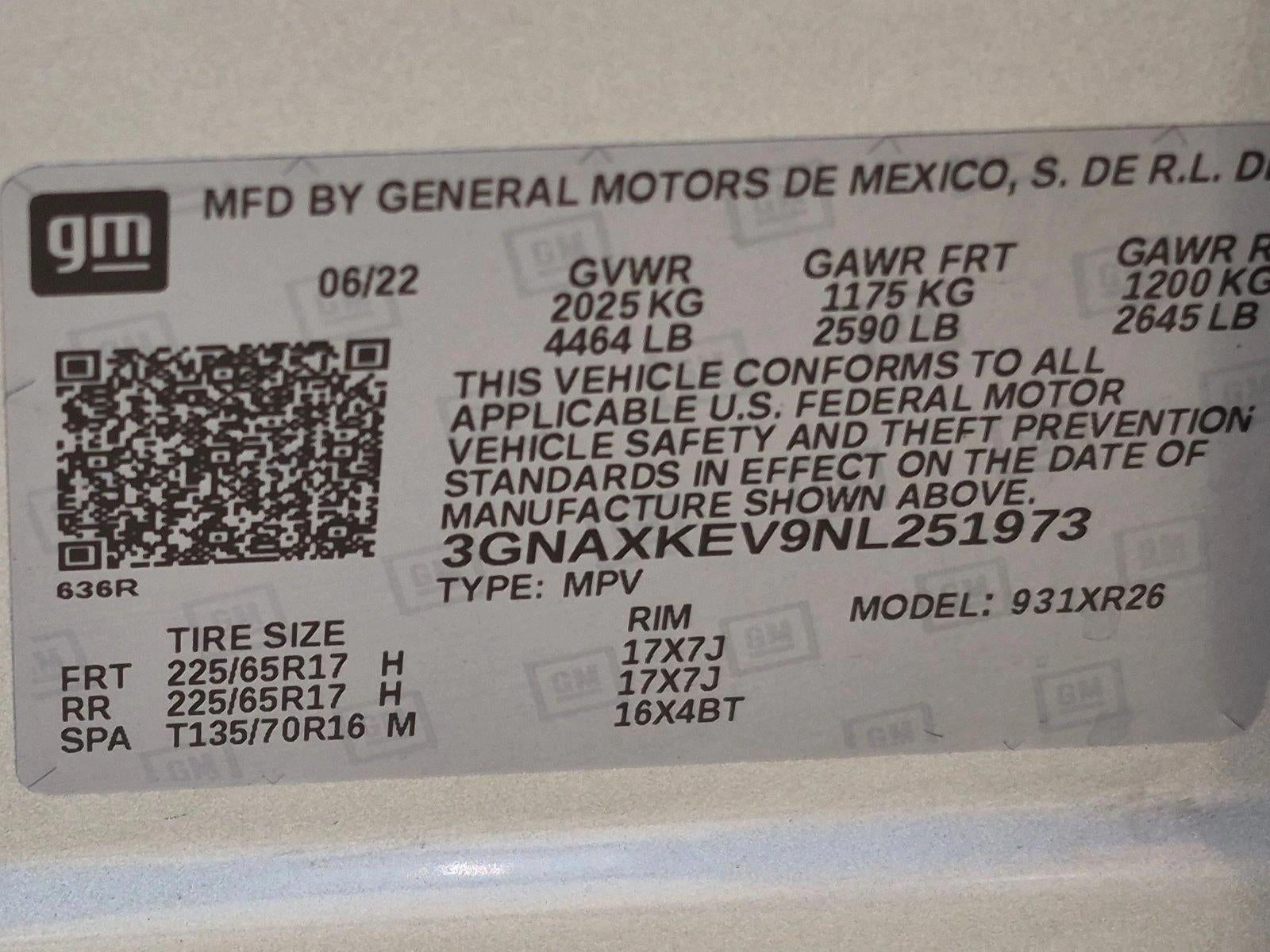 2022 Chevrolet Equinox LT