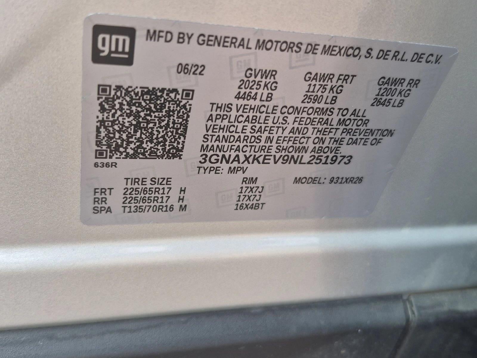 2022 Chevrolet Equinox LT