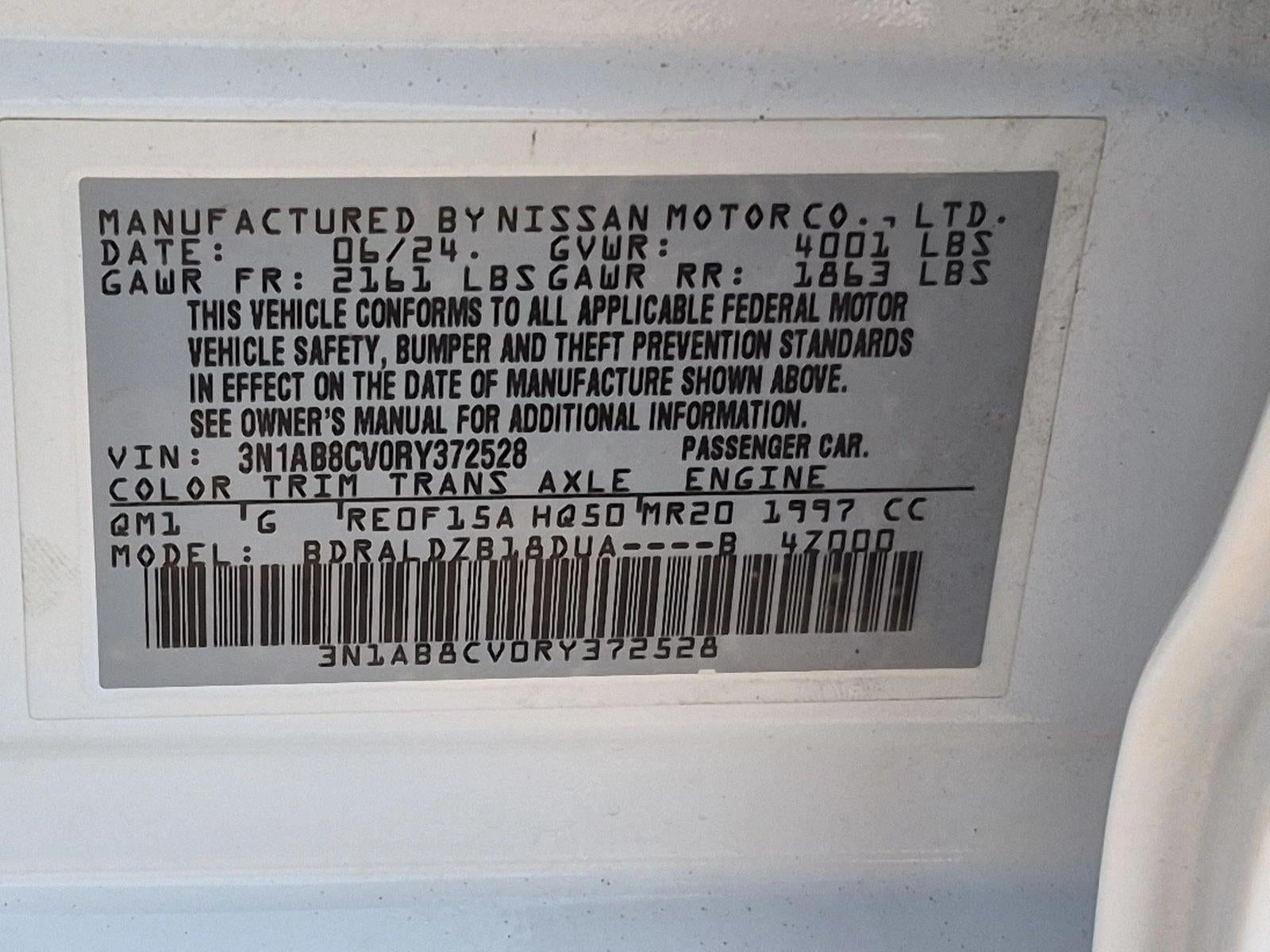 2024 Nissan Sentra SV