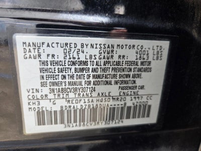2024 Nissan Sentra SV