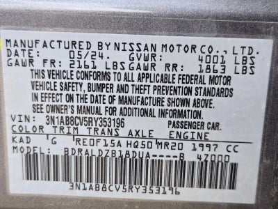 2024 Nissan Sentra SV