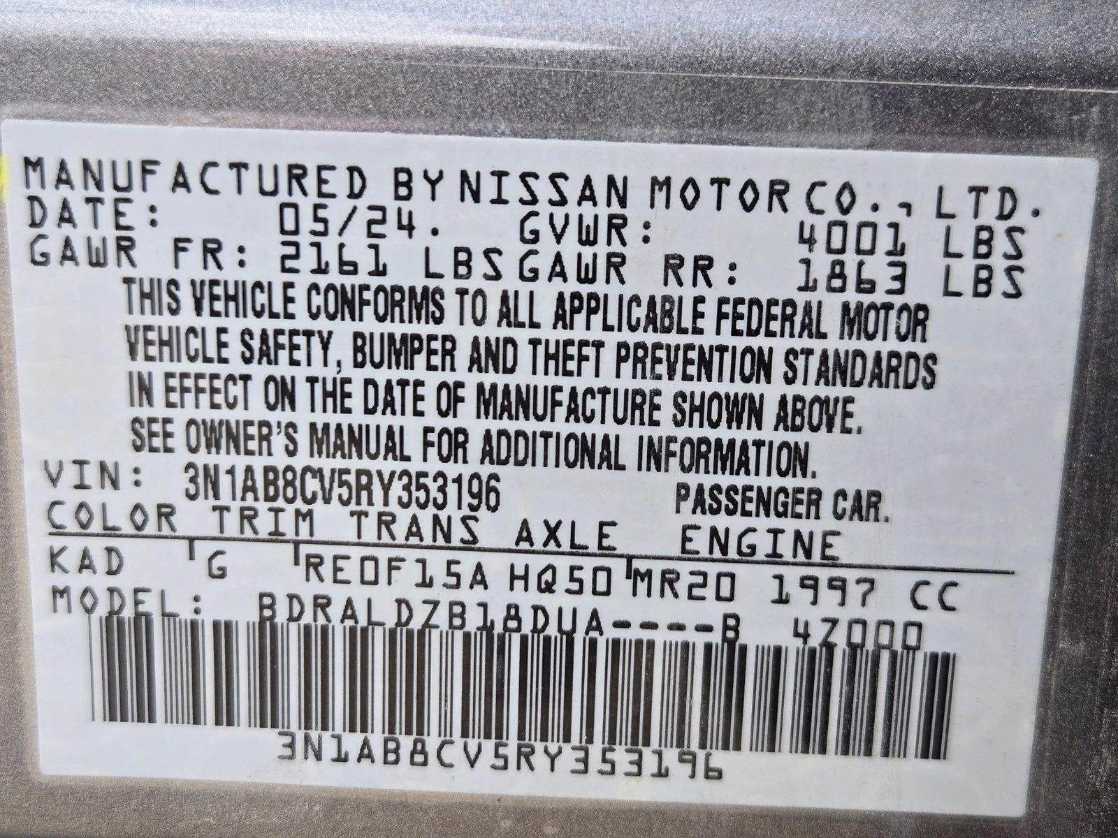 2024 Nissan Sentra SV