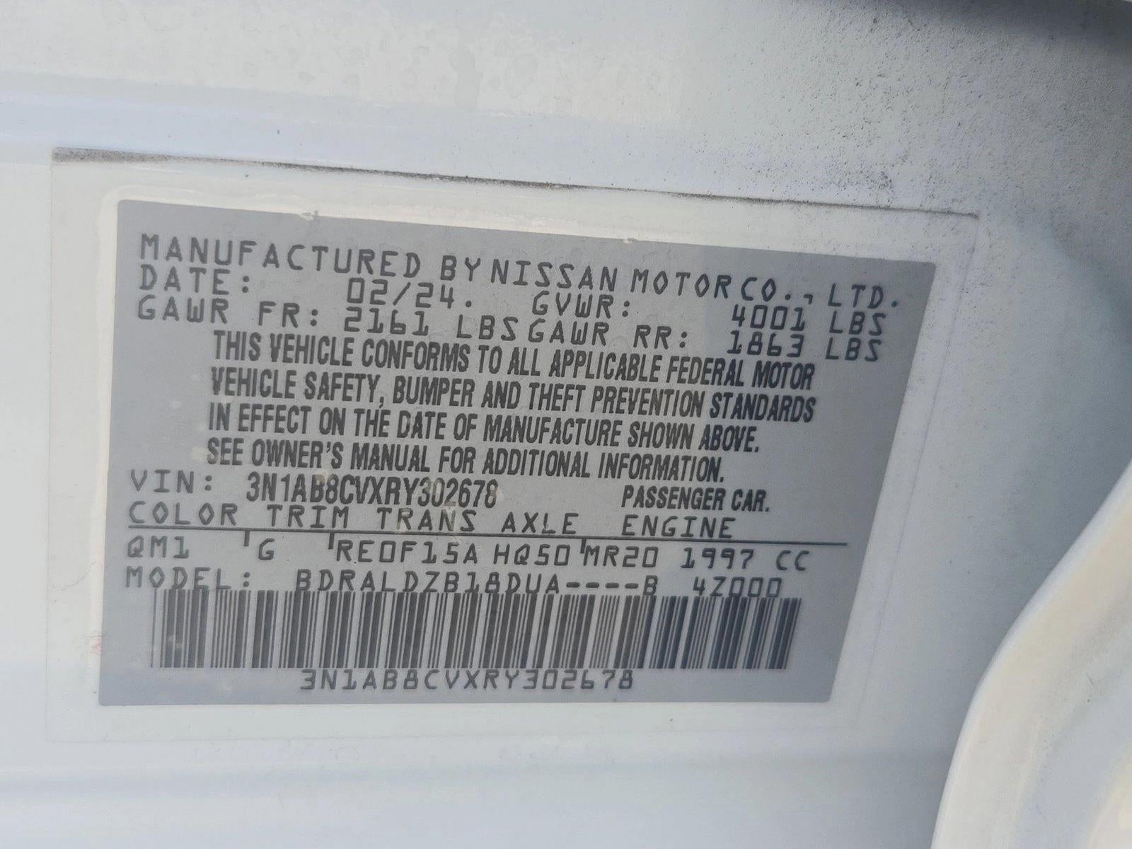 2024 Nissan Sentra SV