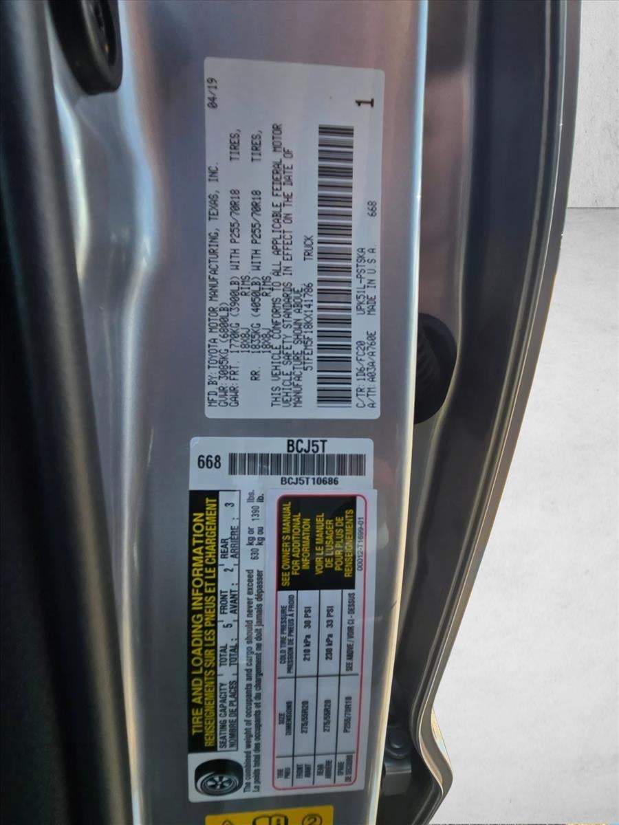 2019 Toyota Tundra SR5 4.6L V8