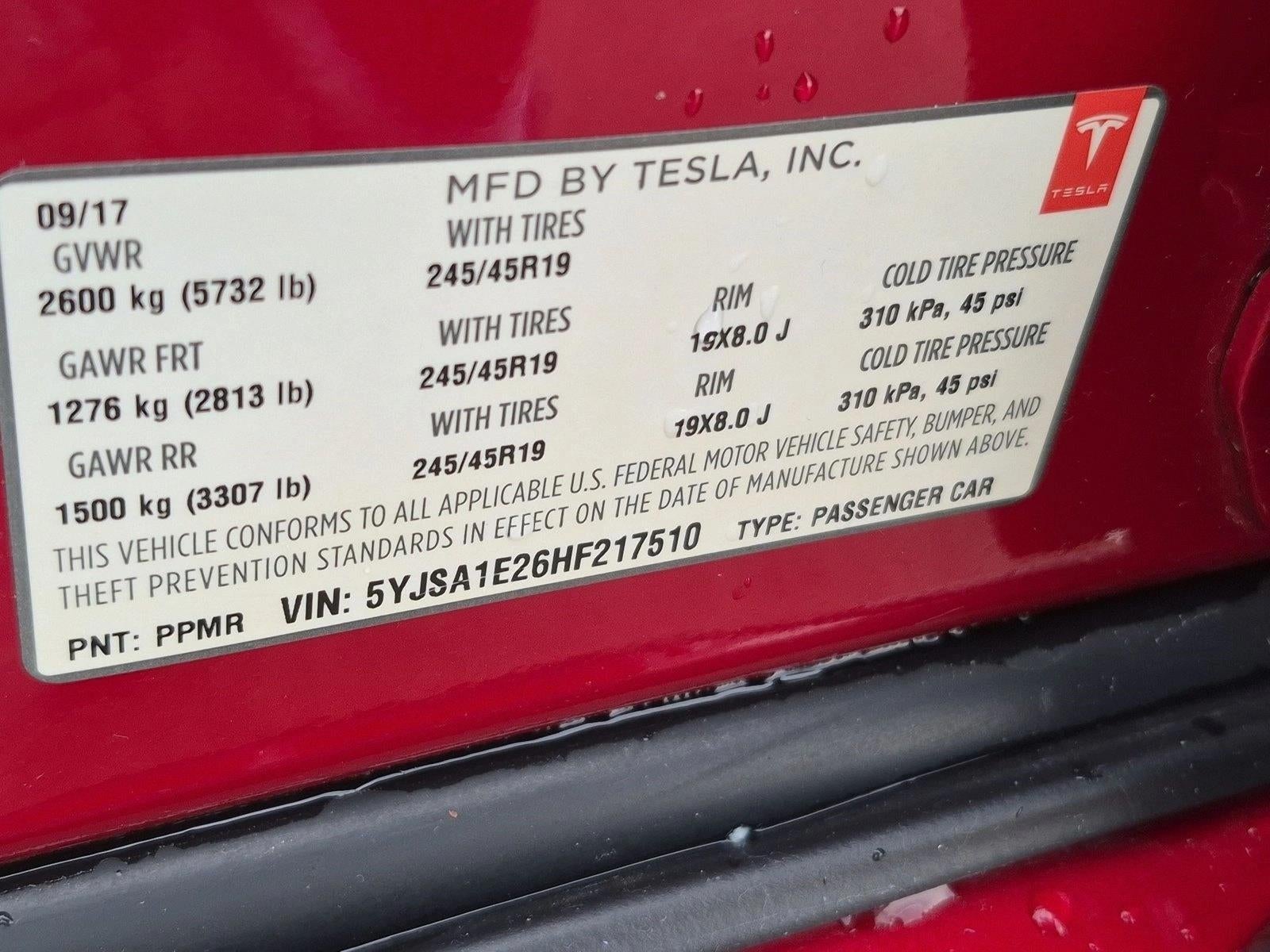 2017 Tesla Model S 100D