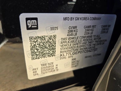 2026 Chevrolet Trax 1RS