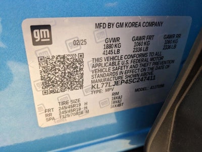 2025 Chevrolet Trax 2RS