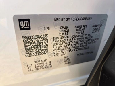 2026 Chevrolet Trax 2RS