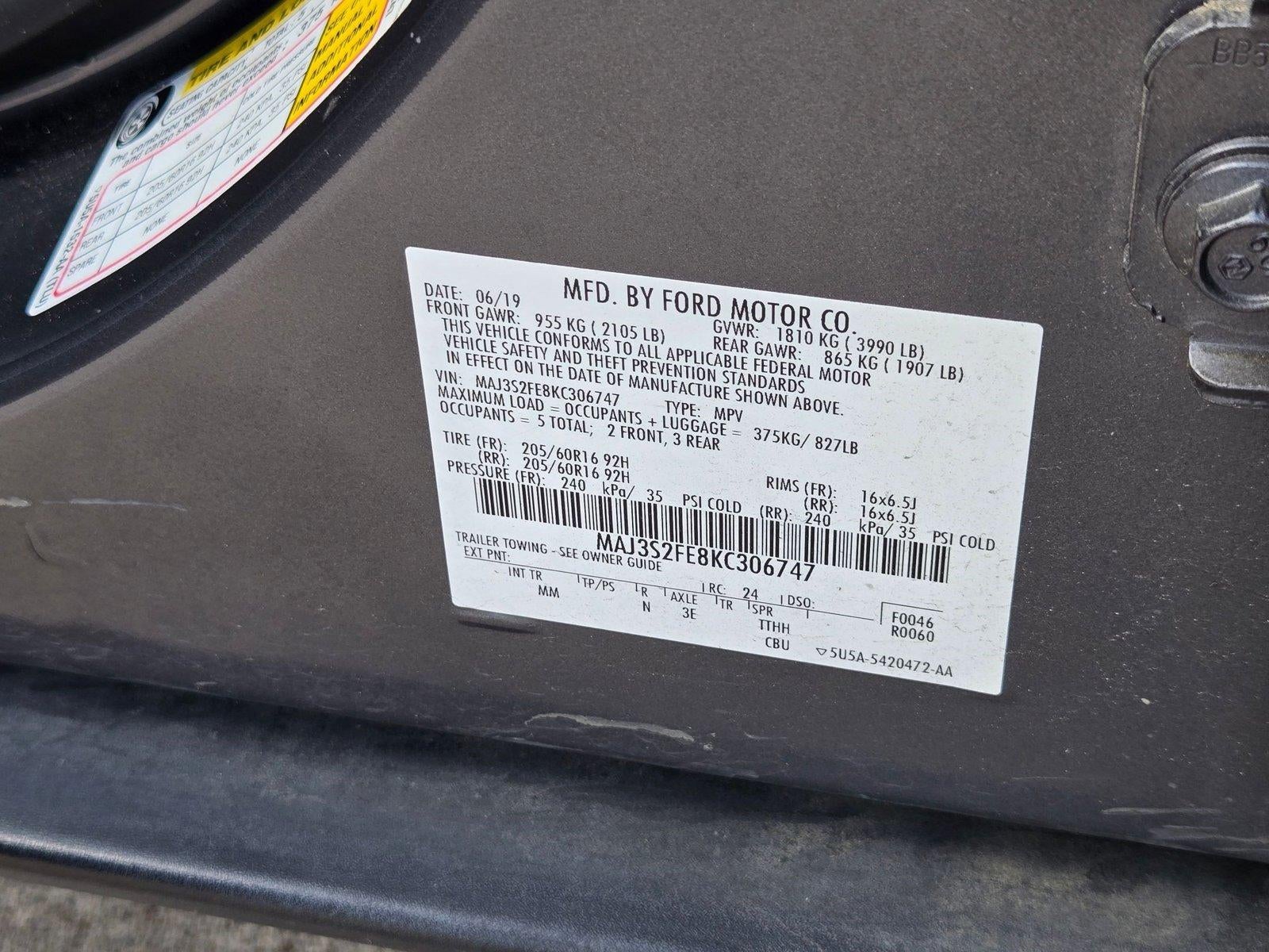 2019 Ford EcoSport S